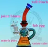 Corona Heady glass Hookah bongs tall microscope purple pink bangers 14MM nail bowls oil rig