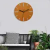 벽시계 나무 시계 현대 노르딕 간략 한 거실 장식 주방 시계 홈 장식 30cm 직경