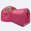 Индивидуальные цветные PVC комната надувной иглу домой для купола Igloo, розовый цветной пузырь для вечеринки с герметичными структурами для наружного