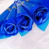 Romantic Artificial Soap Rose Flowers Bouquet Single Carnation for Home Wedding Decor DIY Supplies Valentines Day Gift