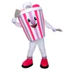 Costumes de mascotte de crème glacée colorée, robe de soirée fantaisie de noël, tenue de personnage de dessin animé, taille adulte, carnaval, pâques, vêtements à thème publicitaire