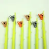 Stylos Gel mignon caoutchouc souple Koala stylo Kawaii 0.5mm encre noire neutre fournitures de bureau aiguille papeterie japonaise enfants cadeaux