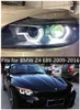 2st Full LED Auto Head Lights för Z4 E89 DRL-strålkastare 2009-16 BMW Turn Signal High Beam Lens Brake Fog Lamp