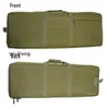 Tactical 90cm Double Rifle Bag Gun Case per AR 15 M4 AK47 Carbine Shotgun Case Airsoft Military Sniper Bag Accessori per la caccia Q0721