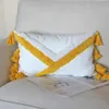 Декоративные подушки BOHO подушка для подушки для подушки для вышивания подушка 45x45см хлопчатобумажная ткань подушка подушка северный домашний декор для кровати диван 210315