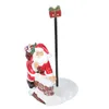 Papier toaletowy Posiadacze 1 PC Piękny Santa Claus Tissue Rack Christmas Home Żywicy Xmas Rzemiosło