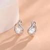 Hoop & Huggie Unique Geometric Eye Earrings For Women Cute Ear Ring Gold Plated Jewelry Gift Girl 2021 Trend MUXUEYAN