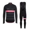 RAPHA SIDI Team Cycling Langarm-Trikot (Trägerhose)-Hosen-Sets, schnell trocknende Herren-Ropa-Cyclismo-MTB-Bekleidung, Rennbekleidung