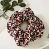 Kobiety Scrunchies Polka Dot Duck Circle Circle Stretch Gumowe Zespoły Do Włosów Ponytail Holder Moda Akcesoria do włosów 7 Wzory