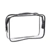 Clear Toiletry Bag Quart Size Women Men Travel Makeup Cosmetic Pocket Transparent PVC Toiletries Bag