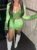 green work dresses