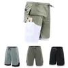 Running Shorts 2In1 Pants Compression Jogging Fitness Sports Racing Pockets Inside Training Track Athletics High Quality