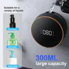 Liquid Soap Dispenser Foam 300ml 5W Wall Mounted Automatic Foaming Machine Touchless Rechargeable Adjustable Hand Washing Tool
