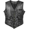 Gilets pour hommes gilet rétro costume en daim simple boutonnage sans manches col en v décontracté mince printemps et automne grande taille veste S-3XL