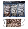 Maschera per il viso di design per adulti Pacchetto High-Q (10 pezzi / pacco) Maschere usa e getta moda Maschera protettiva Earloops 3 strati Leopard Camouflage 60 Modelli