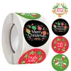 500pcs 1 Inch Christmas Theme Seal Labels Stickers For DIY Gift Baking Package Envelope Stationery Decoration GC606