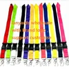 500 Styles Anpassade logotypfabrik LANYARD TILLGÄNGLIG NECK REP ID KORT HANN EN ROPE BUCKLE -handleden för mobiltelefon Sträng Key Chains 1000pcs 2024