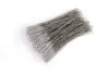 17,5 cm ren rostfritt stål halm silikonflaska nylon rörborste barnkokare rengöringsborste