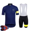 2021 RAPHA Team Cycling Short Sleeves Jersey Shorts Set Neue atmungsaktive Fahrradbekleidung MTB Maillot Ropa Ciclismo U20042009
