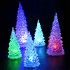Arbol Navidad Nieuwe Kleurrijke LED Xmas Tree Fiber Optic Nightlight Decoratie Licht Lamp Mini Kerstboom Decoraties voor Home 709 K2