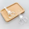 Transparent Acrylic Art Scissors Paper Cutter DIY Craft Supplies Portable Students Stationery Office Durable Simple Scissors