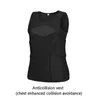 Men Honeycomb Knie Pads Anti-Collision Vest T-shirt Short Set Quick Dry T-T-shirt Tops Trous Apparel Sportswear voor trainingsvoetbal Trainn