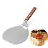 Wood Handle Stainless Steel Cake Baking Tool Lifter Pizza Server Cookie Spatula Big Shovel Baking Accessories