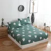 Set di fogli 100 fogli di cotone aderente materasso leopardo rosa copertura singolo letto king letto king letto con tela da letto elastico