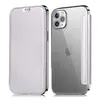 Galvanisierte Flip-Wallet-Hüllen mit Kartensteckplatz für iPhone 13 Pro Max 12 Mini 11 XR 8 Plus Samsung S8 S9 S10 S20 S21 Ultra Note 20 Clear Back Cover