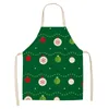 Juldekorationer Förkläde Santa Linen Kitchen Förkläden Merry For Home Navidad Xmas Gifts År 2022 Dekor