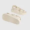 2022 сандалии женские тапочки резиновые шлепанцы набережная коричневые кожаные сандалии с двумя буквами женские тапочки на высоком каблуке мужская обувь 36-41 с коробкой и мешком для пыли # GDS-02