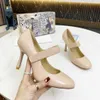 Sandals Shoes Single Shoes Spring Summer Baotou Mesh Hollow Wave Point High Heeled Permeable Leather Fineheeled Tip Shallow Mouth