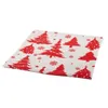 Pillow Case Tempory Abençoando vários belos árvores de natal vermelha de flocos de neve para presentes de flax linho capa de almofada para casa