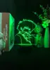 LEDナイトライトセンサーカウボーイBebopスパイクスパイゲルアニメ3Dデスクランプリモコンアクリルナイトライトブルートゥーススピーカー