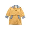 Coat Girls Baby's Kids Winbreaker Jacket Outwear 2021 Splicing Wiosna Jesień Płaszcz Top Formal Beach Cardigan Children Flot