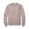 メンズセーターポロワニのセーター暖かい長袖ファッション刺繍カジュアルラウンドネックニットスウェットアジアのサイズ