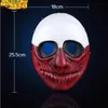 Haute qualité Halloween effrayant Payday 2 loup résine fête Cosplay masques hommes joker mascarade robe Costume Collection accessoires