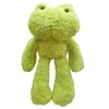 30 cm Cute Frog Peluche Bambini Comfort Peluche Bambola di pezza Cuscino Cuscino Car Home Decor Regalo di compleanno per gli amici 220209