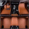 Le matériau en cuir imperméable du tapis de sol de voiture FIAT 850 500L 500 1500 1200 1100 2006-2020 est inodore et non toxique.