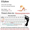 Eilyken 2021 PVC Jelly Lace-Up Sandals Open Toed High Heels Sexy Women Transparent Heel Sandals Party Pumps 11CM Sales Promotion J2023