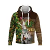 2021 New Street Casual Christmas Men's and Women's Sweater Fashion 3D Print Hoodie Y1120