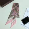 2020 Newest Ladies Silk Scarf 120x7cm fashionable silk Printing scarves for woman high qualtiy silk fiber scarves no box a88a