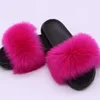 Designers Womens Plush Pantoufles Populaire Fluffy Fourrure Diapositives Flip Sandales Plage Femme Chaussures Mocassins