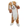 Halloween Dog Mascot Costume Top Quality Cartoon Animal theme character Carnival Unisex Adults Size Christmas Birthday Party Fancy Outfit