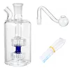 Mini-Glasschale, Shisha-Ölbrenner, Pfeife, Wasserpfeife, 10 mm, Aschefänger, Bong mit kleinem Topf, Glas, Wassersprudler, Pfeifen für Raucher, Perkolator, Rauchzubehör, coole Geschenke