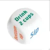 Partihandel-Party Drink Decise Dice Spel Pub Bar Fun Die Toy Gift KTV Bar Game Drinking Dice 2,5cm 100PCS 164 x2