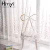 sheer white floral curtains