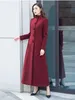 Women's Wool & Blends Casaco Feminino Women Plus Size Autumn Winter Cassic Woolen Maxi Long Coat Female Robe Outerwear Manteau Femme