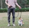 中程度の大きな犬のための高反射の頑丈な犬のひも1.8mの耐久のナイロンロープペットリサーズ