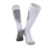 100pairs Outdoor field nylon cotton spandex rubber band training competition long tube over knee athletes sports football socks stocking